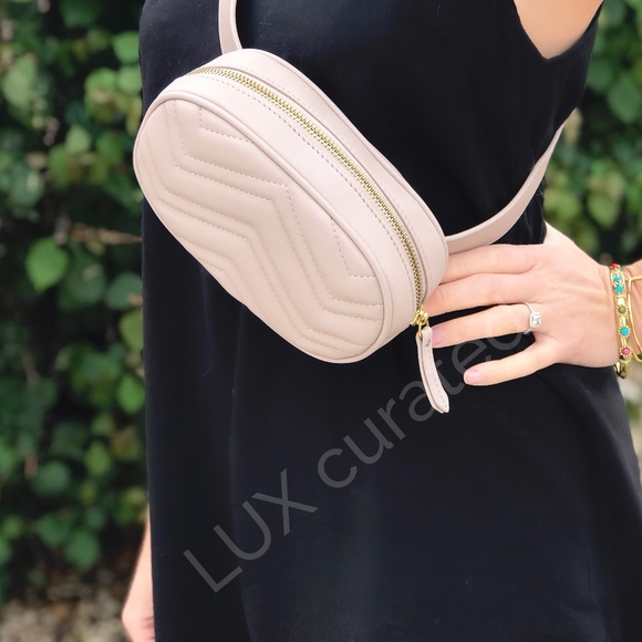NEW Quilted Beige Waist / Fanny / Bum Bag - Picture 6 of 6